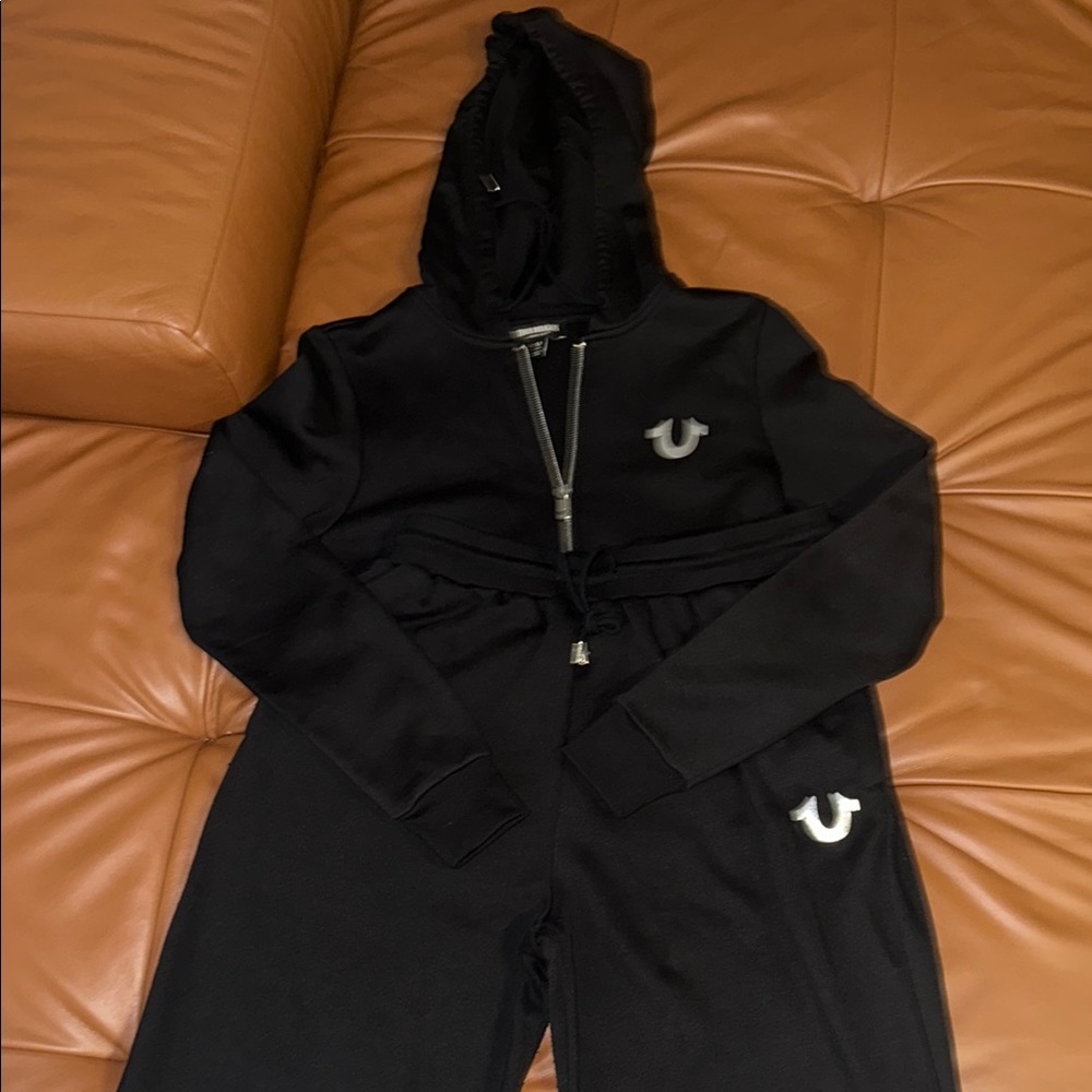 True Religion Black Graphic Sweatshirt